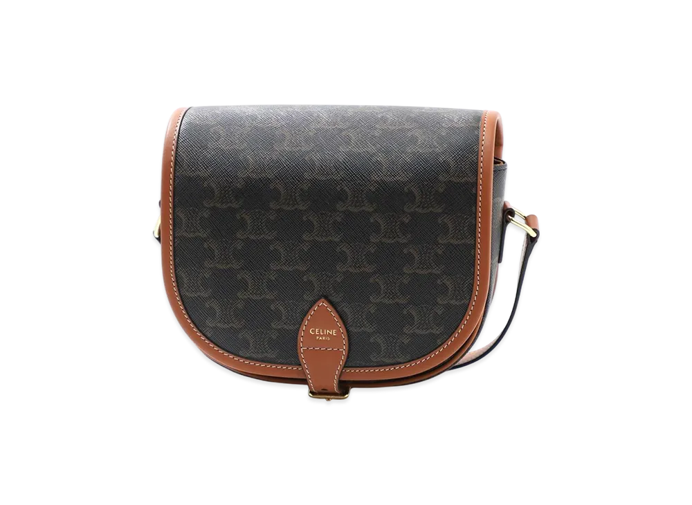 CELINE Folco Medium Triomphe Canvas "Tan"