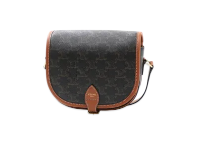 CELINE Folco Medium Triomphe Canvas "Tan"