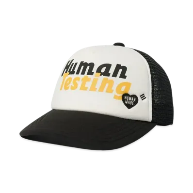 HUMAN MADE A$AP Rocky HUMAN TESTING MESH CAP "Black White"
