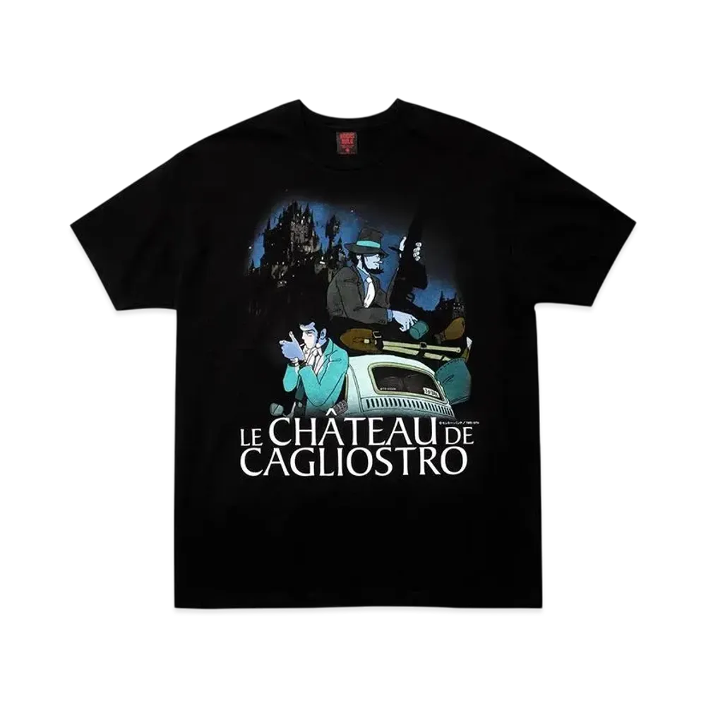 Geeks Rule x Lupin the Third The Castle of Cagliostro Silkscreen Printing T Shirt vol.03 "Black"