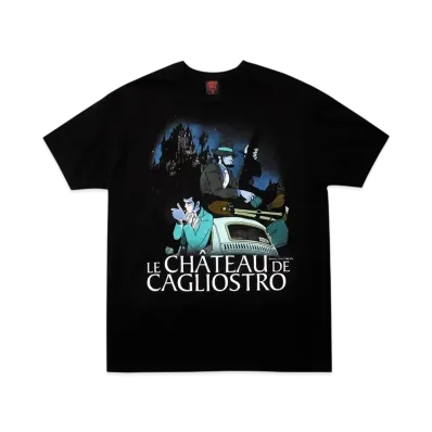 Geeks Rule x Lupin the Third The Castle of Cagliostro Silkscreen Printing T Shirt vol.03 "Black"