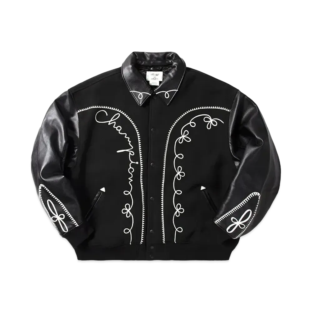 Champion x Angelo Baque Snap Jacket "Black"