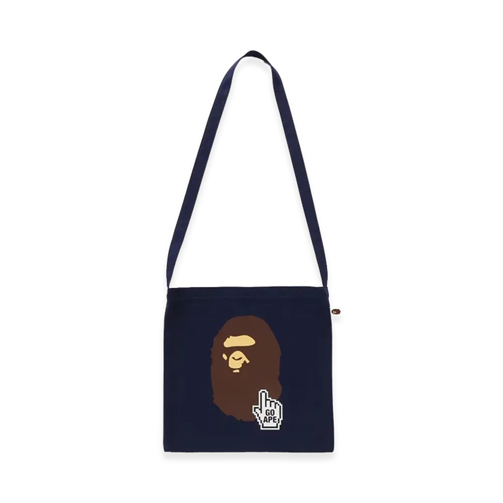 A BATHING APE Bape Online Sacoche "Navy"