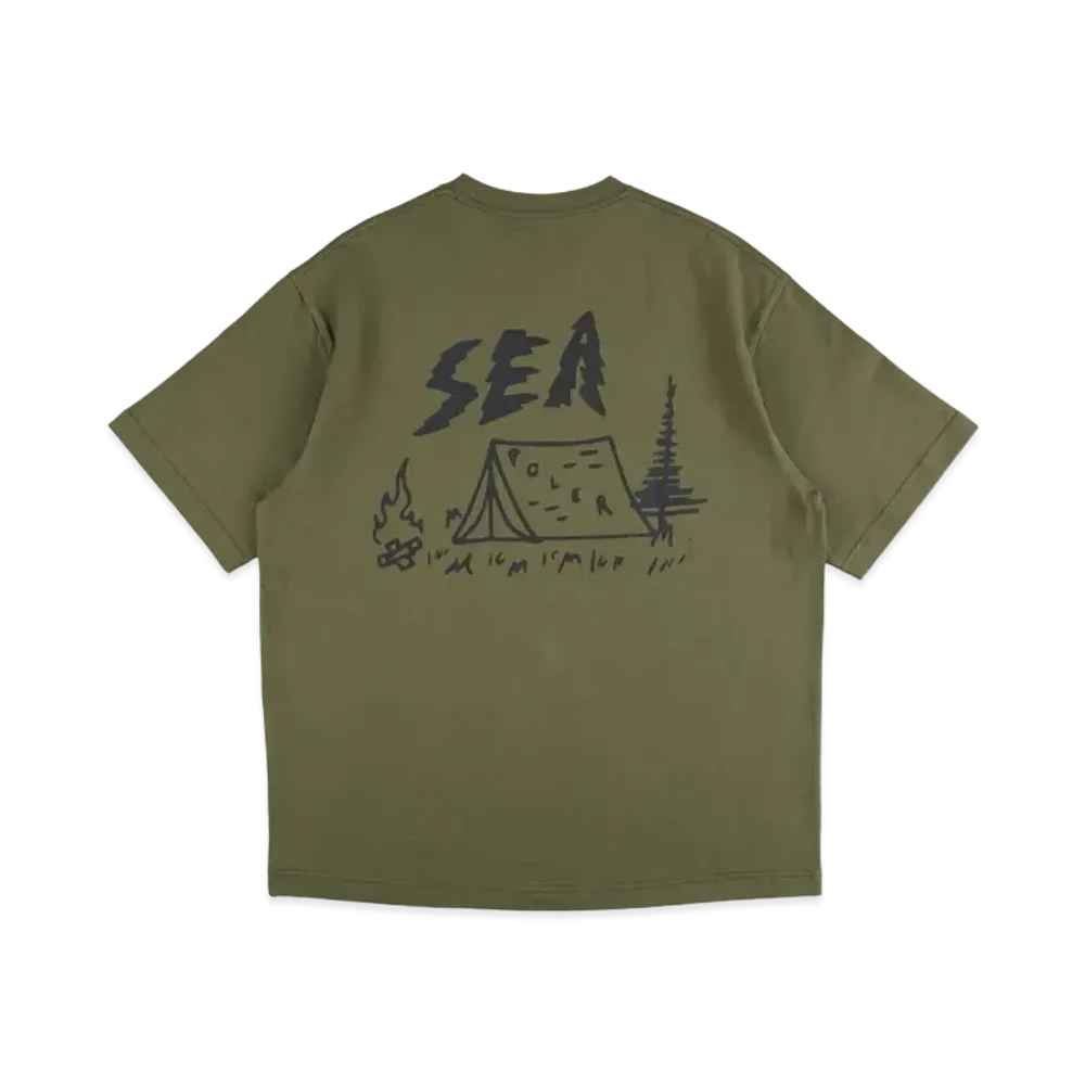 WIND AND SEA x POLeR Tee4 "Khaki"