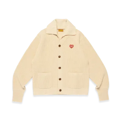 HUMAN MADE Knit Cardigan "White"
