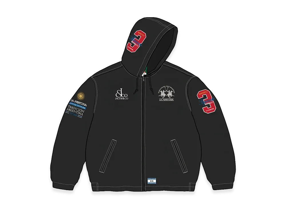 Supreme x La Martina Lightweight Hooded Jacket "Black"