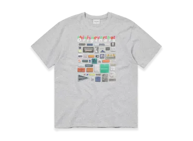 thisisneverthat Labels Tee "Heather Grey"