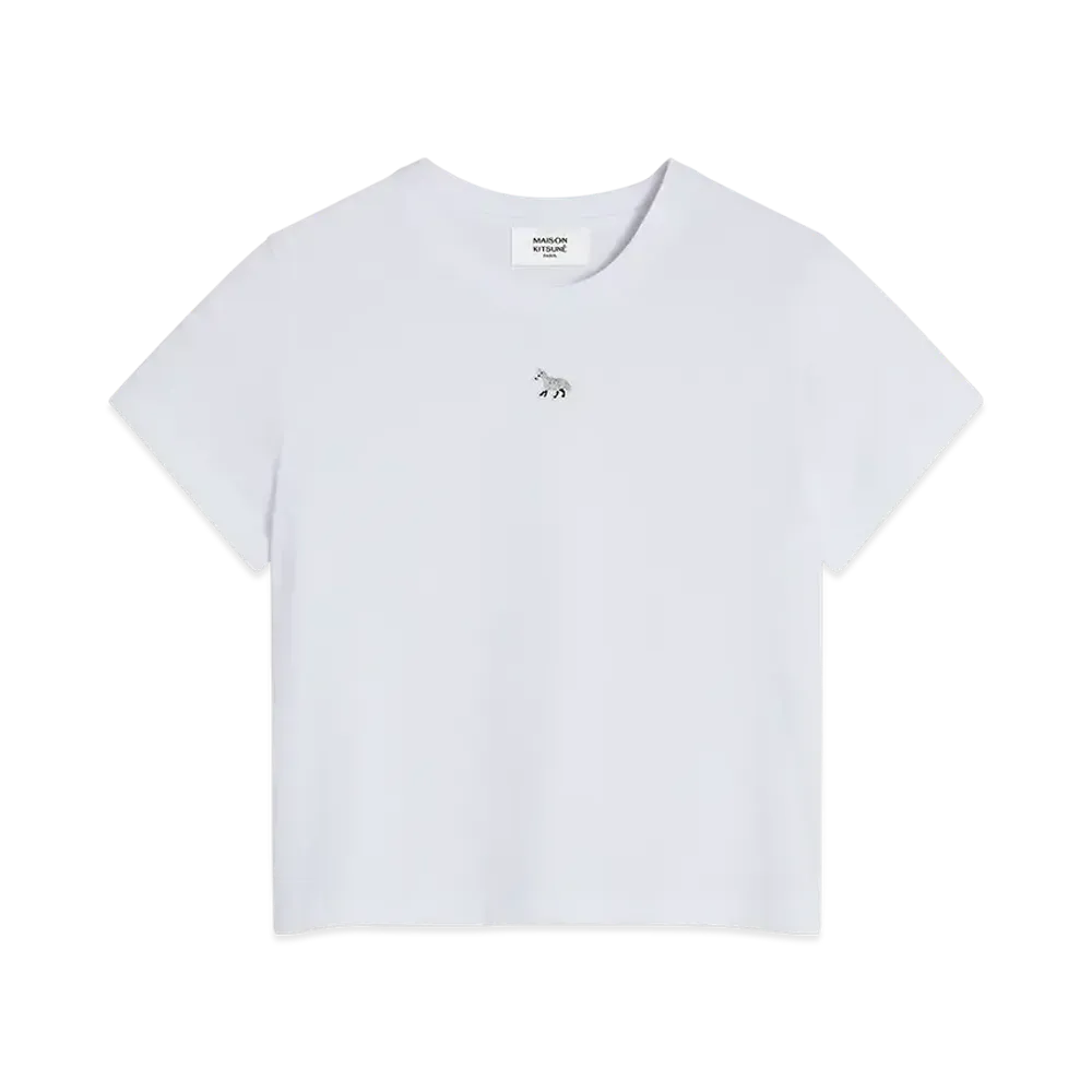 Maison Kitsune Baby Fox Patch Baby T-shirt "White"