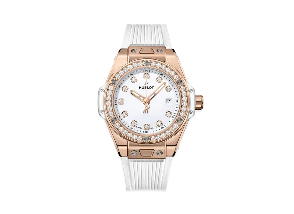 HUBLOT Big Bang One Click King Gold White Diamonds 33mm