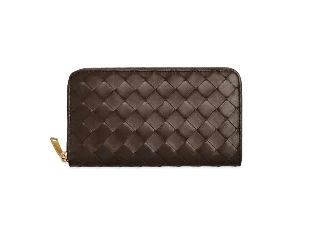 Bottega Veneta Zip Around Wallet "Potion"