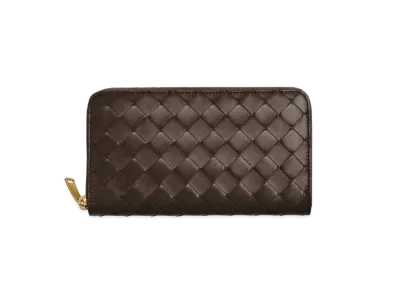 Bottega Veneta Zip Around Wallet "Potion"