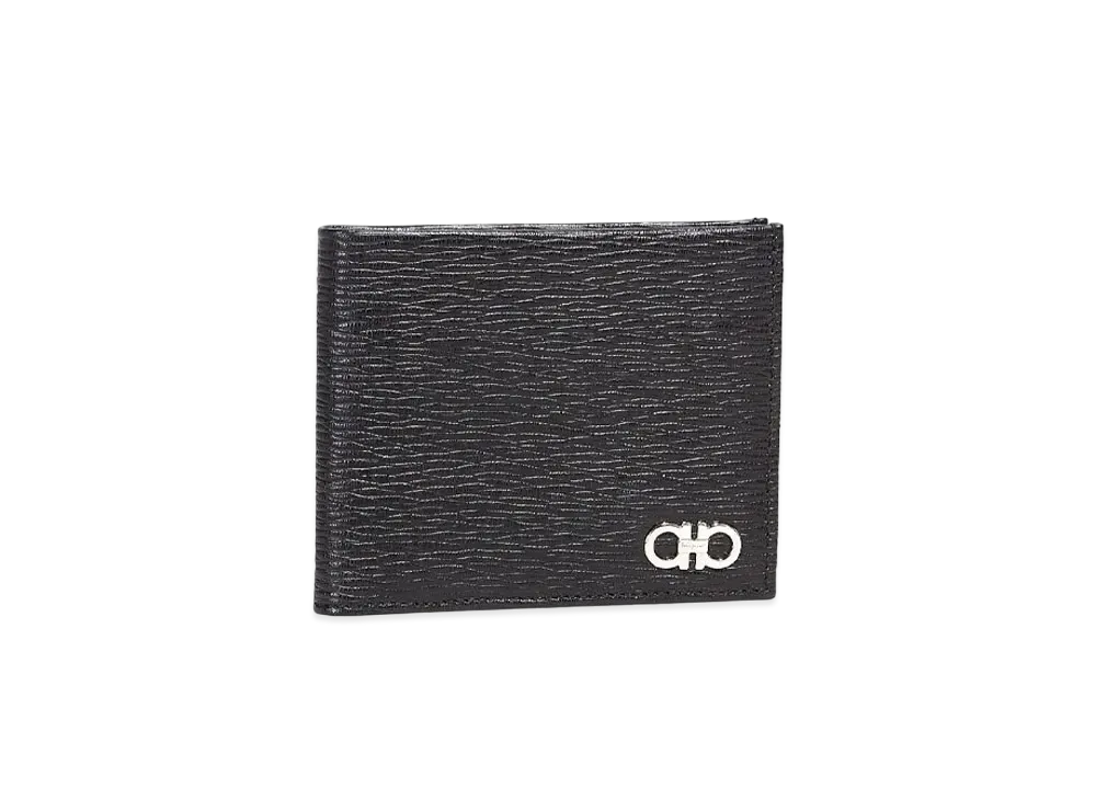 Salvatore Ferragamo Bi-Fold Wallet "Black/Red Ferragamo"