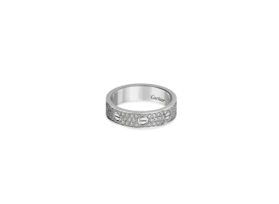 Cartier Love Wedding Band, Diamond-Paved