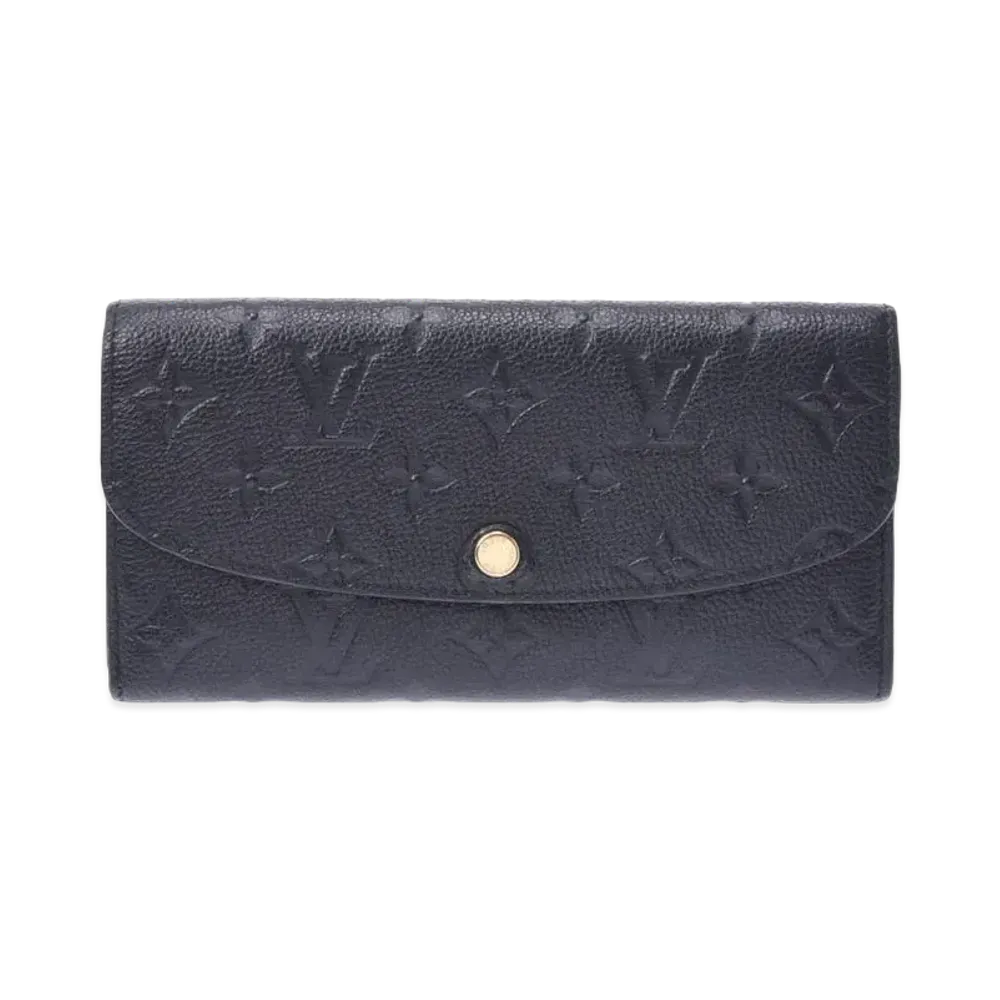 Louis Vuitton  Monogram Anplant Portefeuille Emily "Noir"