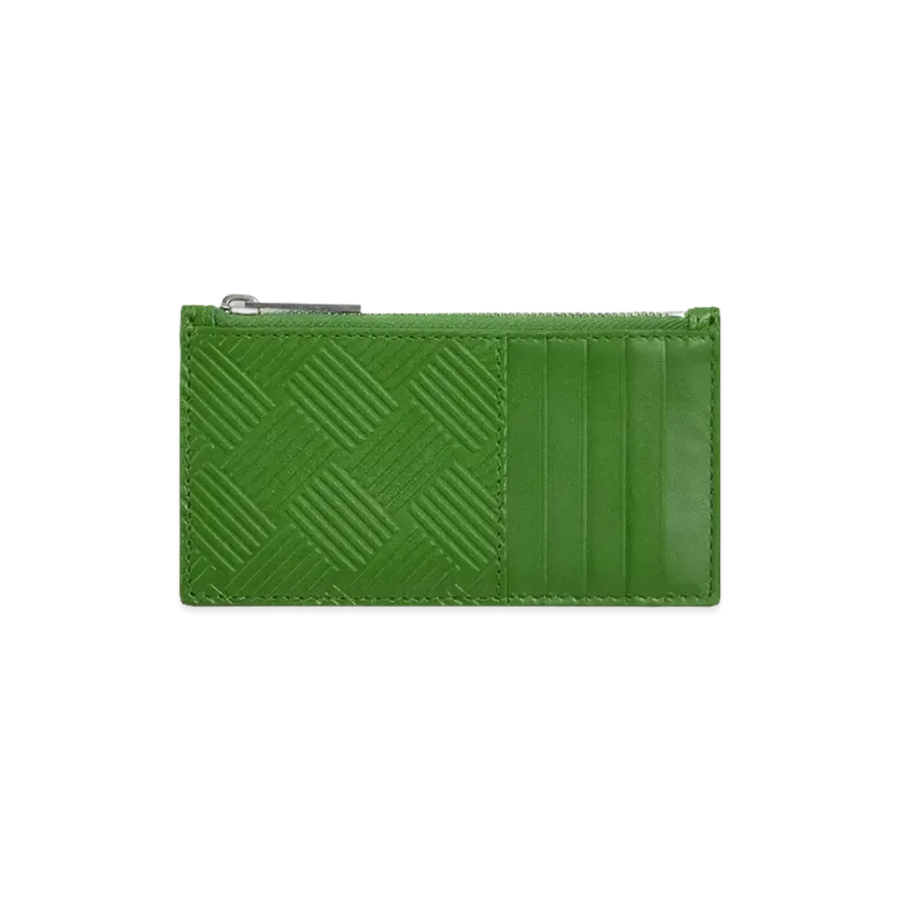 Bottega Veneta Zipped Card Holder "Lawn"