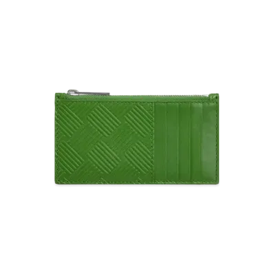 Bottega Veneta Zipped Card Holder "Lawn"