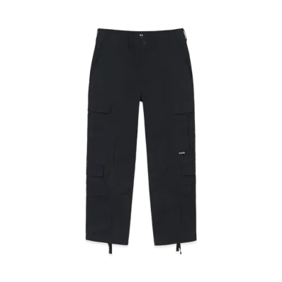 Stussy Nylon Ripstop Surplus Cargo Pants "Black"