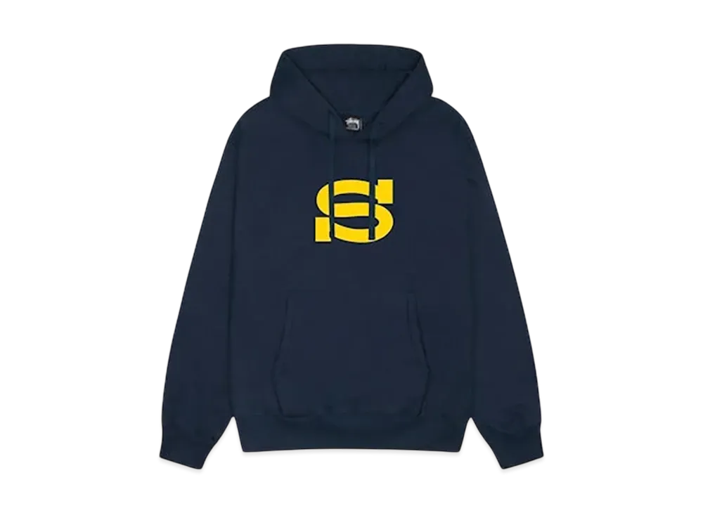 Stussy Letterman Hoodie "Navy"