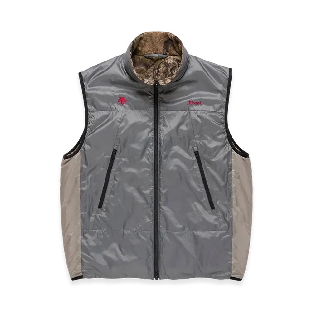 JJJJound x DESCENTE ALLTERRAIN Reversible Vest "Gargoyle"