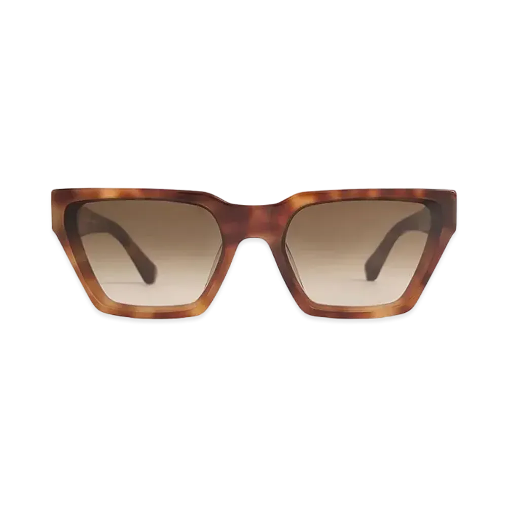 CHARLES & KEITH Recycled Acetate Angular Sunglasses "T.Shell"