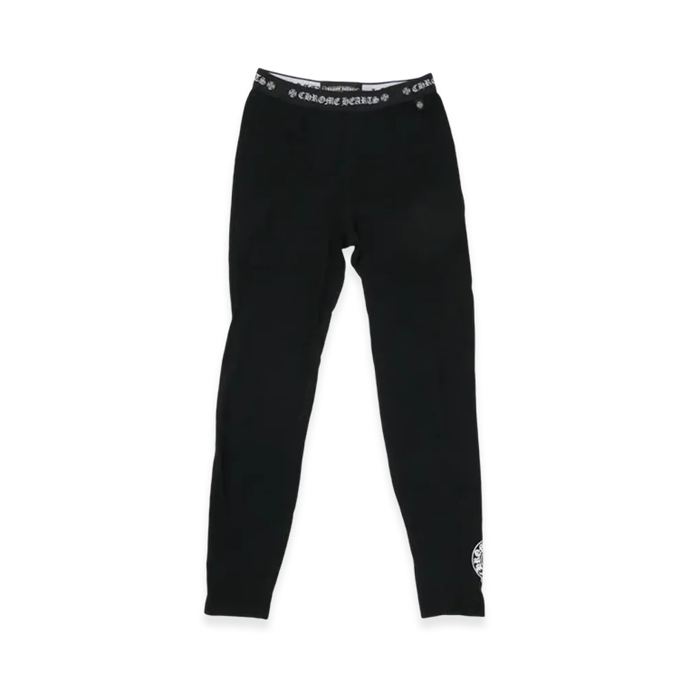 Chrome Hearts Horseshoe Print Leggings "Black"