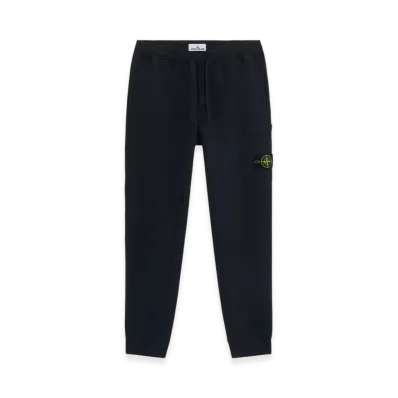 Stone Island 64551 Cotton Fleece Slim Fit Cargo Jogging Pants - 24FW "Navy Blue"