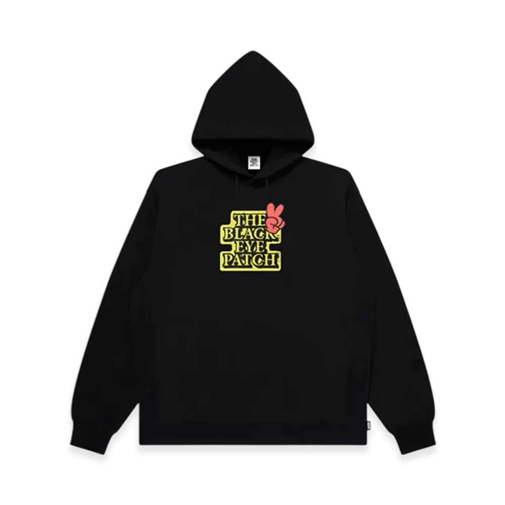 BlackEyePatch Peace Sign OG Label Hoodie "Black"