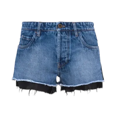 MIU MIU Women's Denim Shorts "Blue"