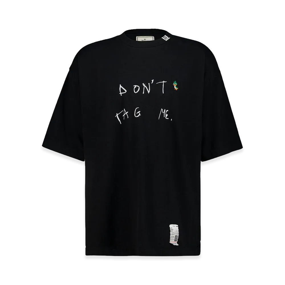 Maison MIHARA YASUHIRO Don't Tag Me Printed T-Shirt "Black"