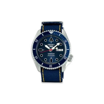 SEIKO 5 Sports SKX Series x DENHAM Collaboration Limited Model World Exclusive 2000 (Japan Exclusive 250) "Denim" SBSA281