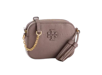 Tory Burch McGraw Camera Bag "Silver Maple"