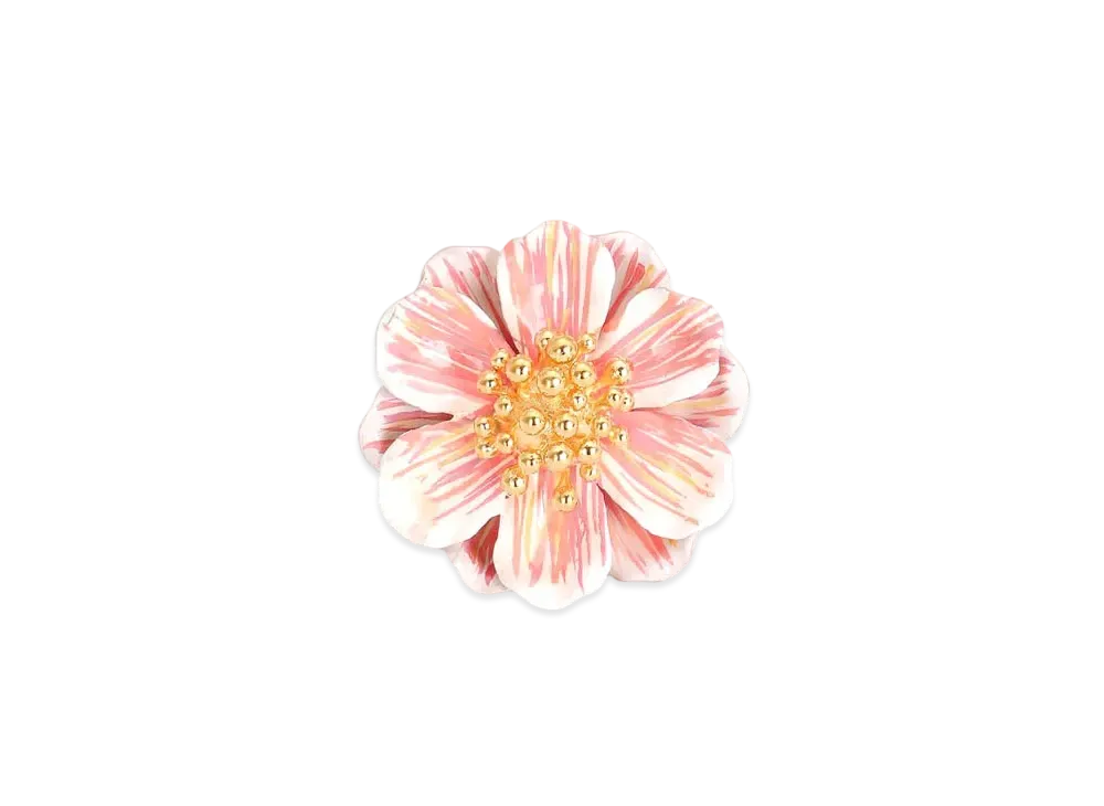 Dolce&Gabbana Brass Floral Ring "Gold"