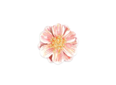 Dolce&Gabbana Brass Floral Ring "Gold"