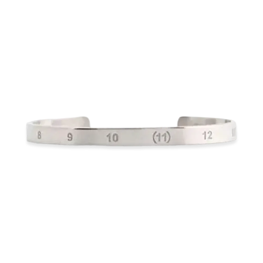 Maison Margiela Number Logo Slim Cuff "Silver"