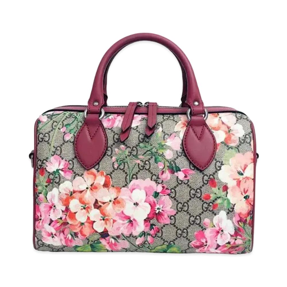 GUCCI GG Blooms Boston bag "Antique Rose"
