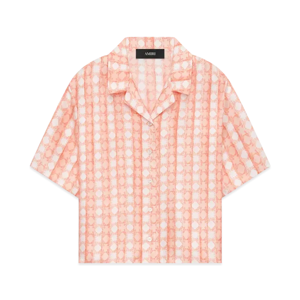 AMIRI Women's MA Quad Shirt "Malibu Peach"