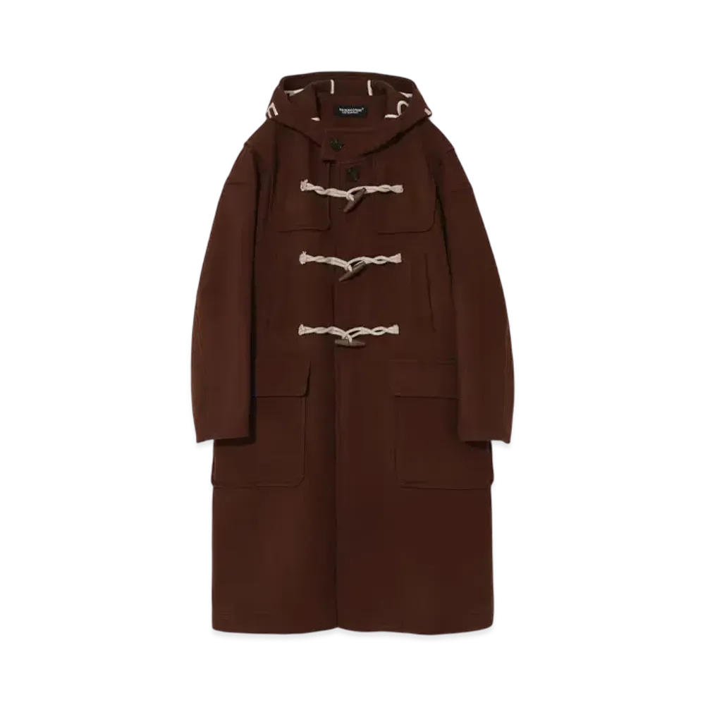 UNDERCOVER Wool Duffle Coat "Brown"