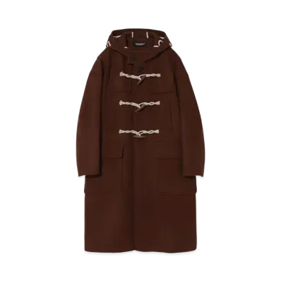 UNDERCOVER Wool Duffle Coat "Brown"