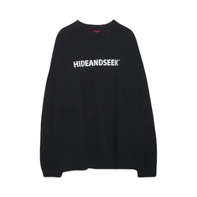 Hide and Seek FAR EAST 1995 L/S Tee(24ss) "BLACK"