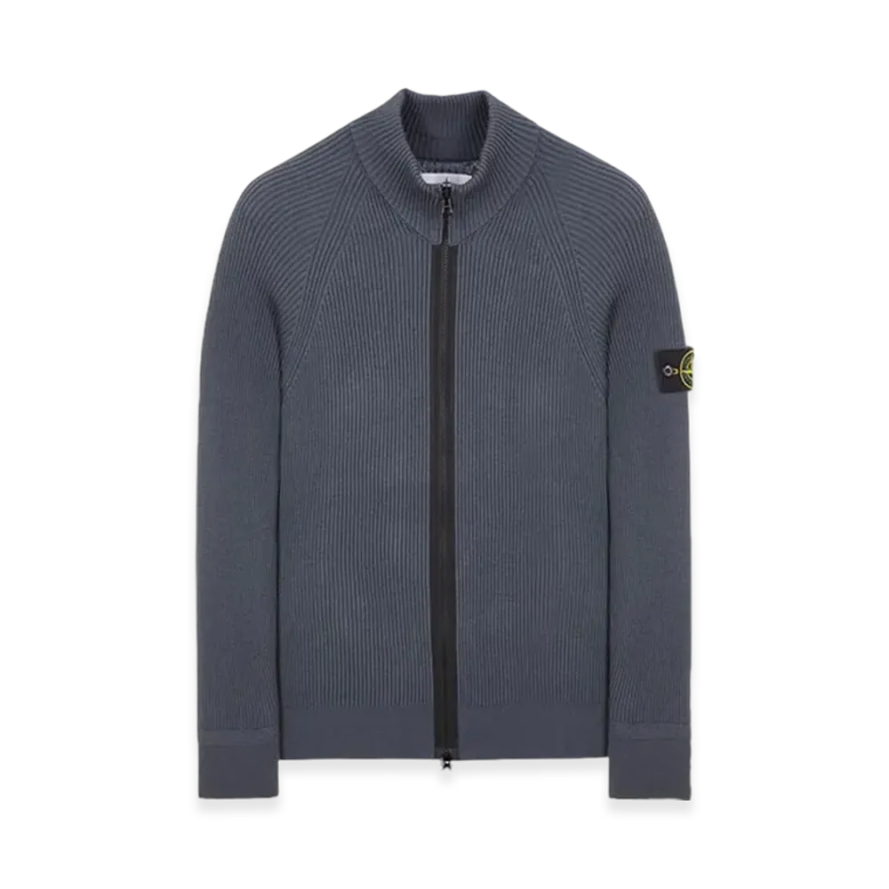 Stone Island 519C2 Wool Zipped Cardigan - 23FW "Lead"