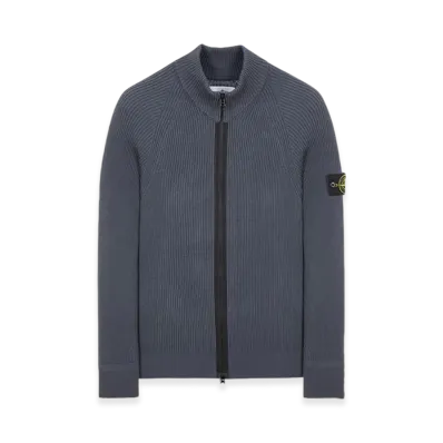 Stone Island 519C2 Wool Zipped Cardigan - 23FW "Lead"
