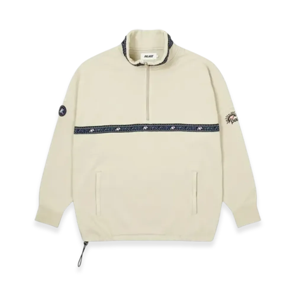 PALACE Zen Half Zip "Stone"