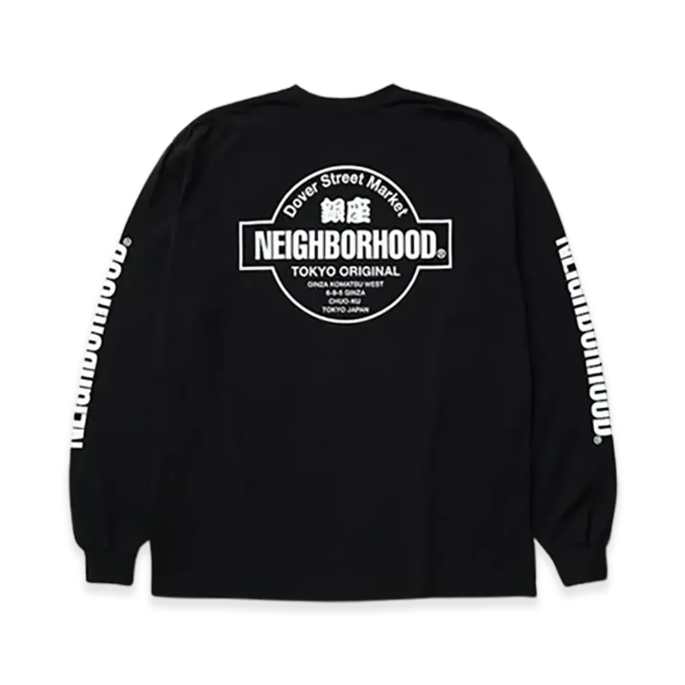 NEIGHBORHOOD Dover Street Market Ginza Limited Tee LS "Black"