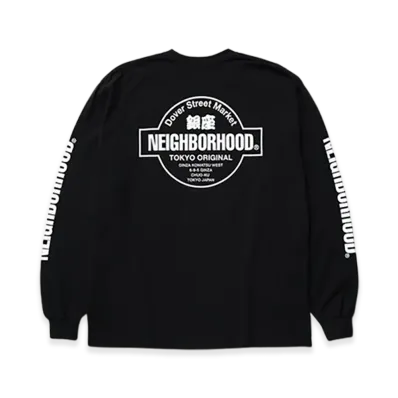 NEIGHBORHOOD Dover Street Market Ginza Limited Tee LS "Black"