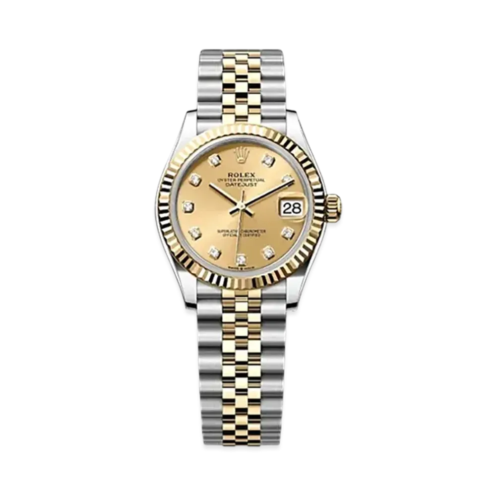 ROLEX Datejust 31mm Oystersteel & Yellow Gold 278273 "Champagne-colour"