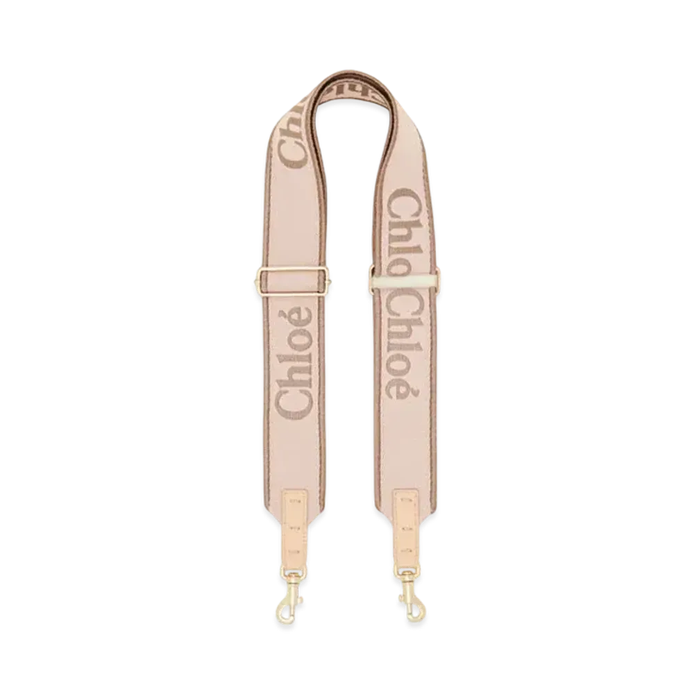 Chloe Adjustable Strap In Canvas "Blushy Beige"