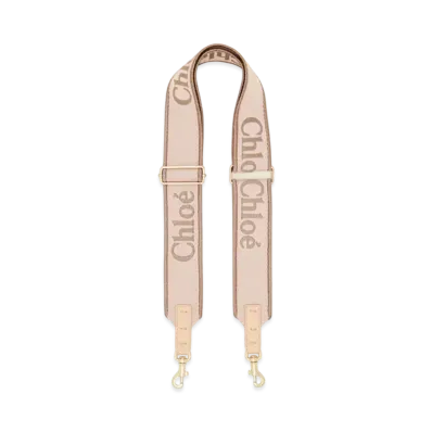 Chloe Adjustable Strap In Canvas "Blushy Beige"