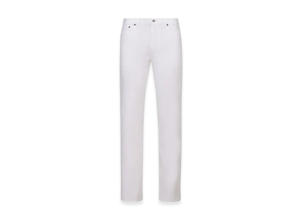 Dior Long Slim-Fit Jeans Denim "White"