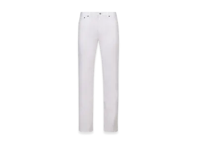 Dior Long Slim-Fit Jeans Denim "White"