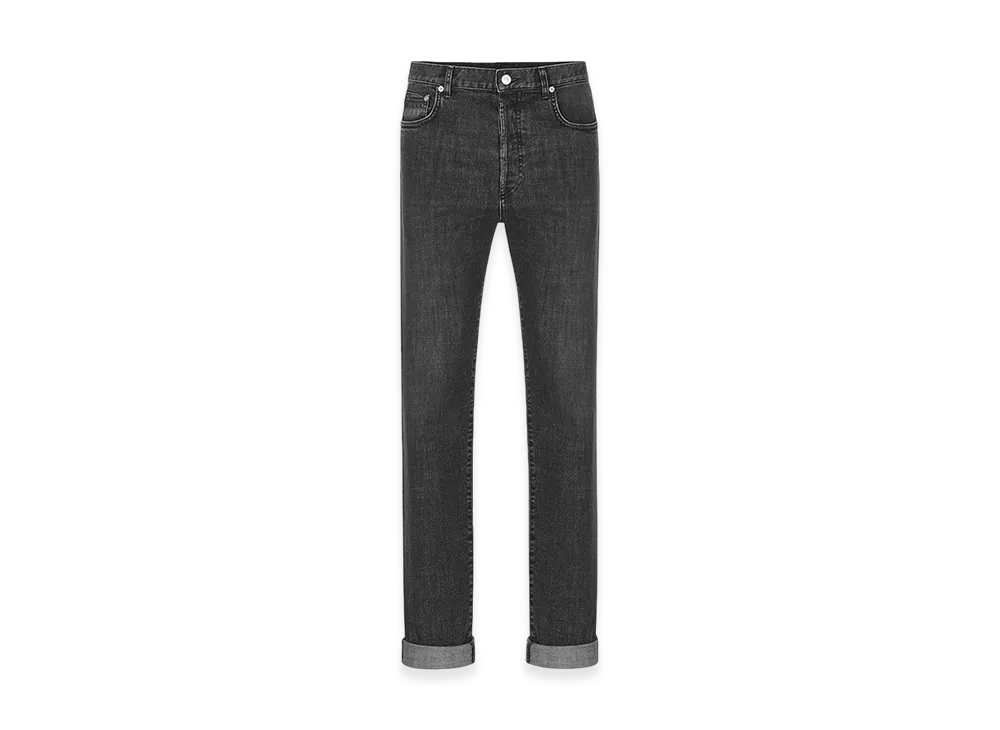 Dior Long Slim-Fit Jeans "Gray"